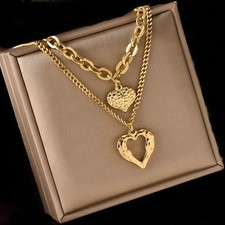 Collier En Chaîne D'Or Punk