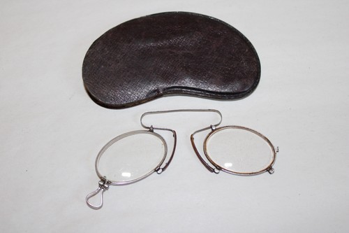 Anciennes lunettes pince - , nez