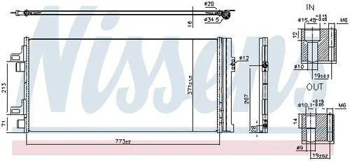 Condenseur climatisation r - condenseur, de