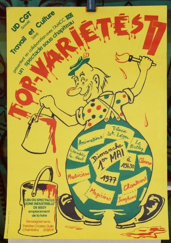 Original clown poster top - poster,