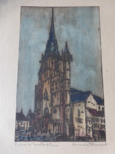 Maurice flament eaux fortes - eaux,