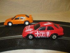 ? Lot x2 Ancienne VOITURE ALFA ROMEO ARTIN ? Circuit Électrique Slot Car