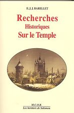 Recherches Historiques sur le