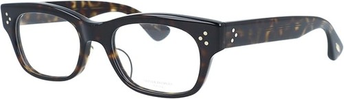 Lunettes demi carrées marron