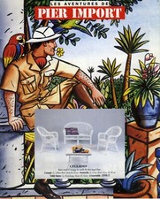 LOUSTAL DEPLIANT PUBLICITAIRE PIER IMPORT 