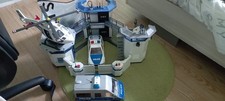 Playmobil police: commissariat+ hélicoptère+ barrage+ fourgon+ moto ...