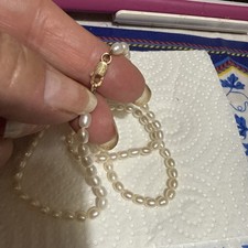 Collier De Perles Et Fermoir