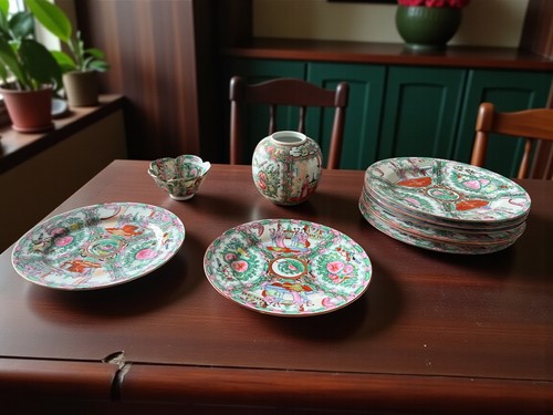 Service pièces porcelaine - 10,