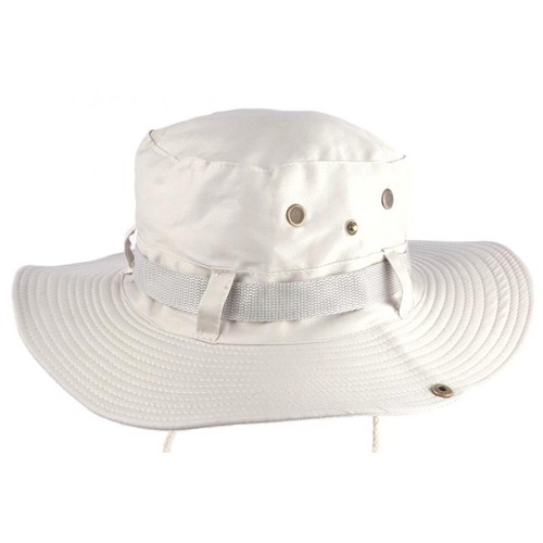 Chapeau bob safari gris perle - gris,