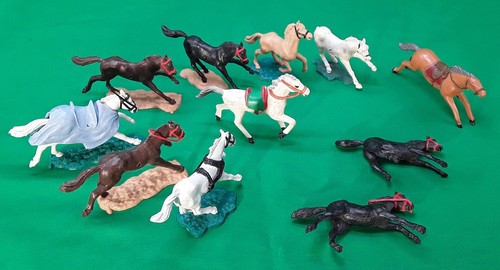 Lot chevaux timpo toys - chevaux-,