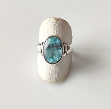 Bague en Topaze Bleue et