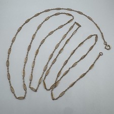 Sautoir ancien Plaque Or -