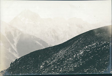 France, Alpes, Cime du Gélas, Massif du Mercantour-Argentera Vintage silver prin