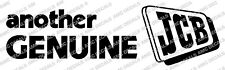 JCB 3C Autre Autocollant Décalque JCB Authentique Pour Le Dessus De La Cabine