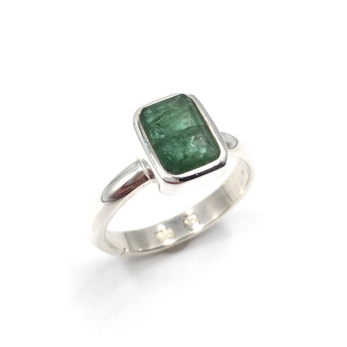 Bague argent 925 émeraude - 925,