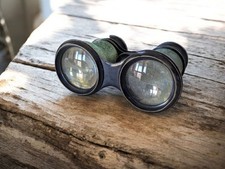 Anciennes Jumelles En Laiton Vertes