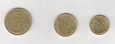PIECES DE 20 - 10 - 5 CENTIMES