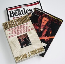 THE BEATLES - LOT OF 3 BOOKS ~ BEATLESONGS / DIGEST / GEORGE HARRISON YESTERDAY