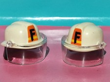 PLAYMOBIL X2 CASQUES BLANC