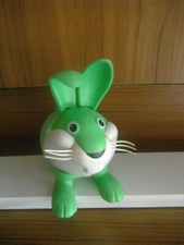 BOITE KINDER CIRCUS VIDE  LAPIN  VERT TIRELIRE N° 12 de 1985/90 COLLECTOR