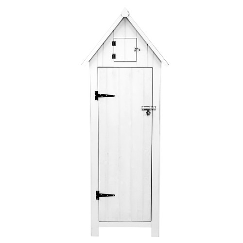 Abri jardin bois blanc - jardin,
