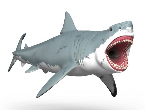 Schleich mégalodon échelle - mégalodon,,