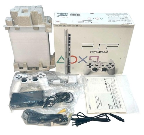 Console ps2 scph 75000 blanche - ps2,