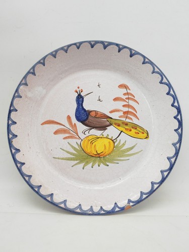 Ancienne assiette terre - ancienne,