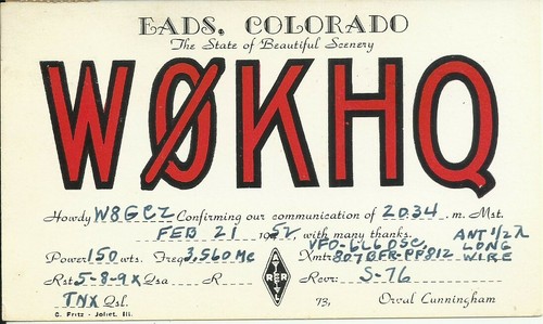 Vintage w0khq eads colorado - vintage,