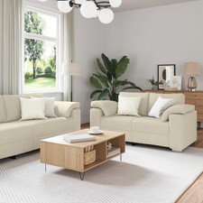 Canapé 2 pcs tissu Sofa en