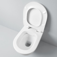 Wc suspendu sans Bords série File 2.0 en céramique -  différentes couleurs