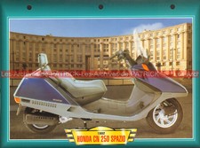 HONDA CN 250 Spazio CN250 1992 (1986-2001) : Fiche Moto #001069