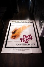 DEEP THROAT Adult X-RATED French Grande Vintage Movie Poster Original 1972