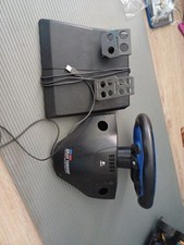 logitech volant de course avec pedalier grand turismo console ps2 et pc
