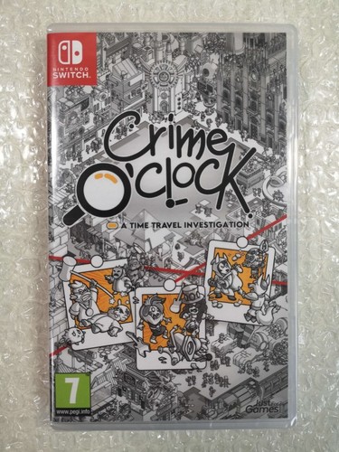 Crime clock switch - clock, new