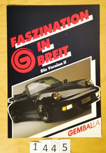 Gemballa porsche 911 - porsche, version