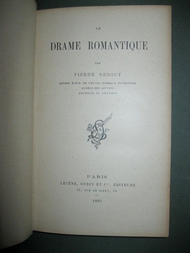 Drame romantique par pierre - le,