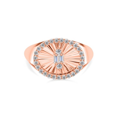 Bague rose 14k - bague,