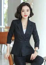 Tailleur Complet Femme Gris