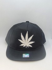Black Flat Bill Snapback
