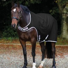 Horseware Amigo Waterproof Walker Lite 100g - Noir avec argenté & rouge 