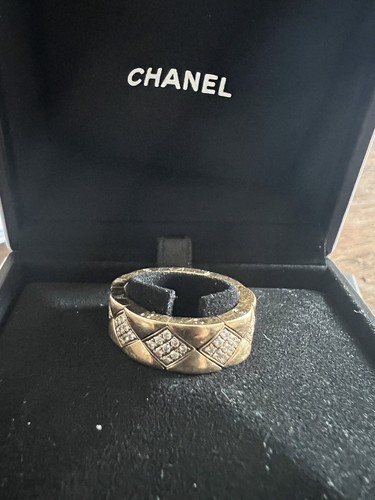 Bague chanel matelassée - matelassée, or