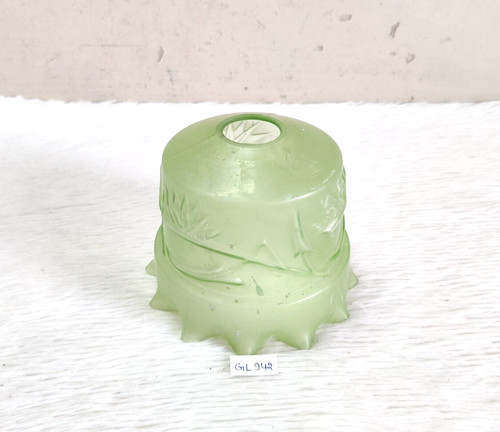 Abat jour verre vert - abat-jour,