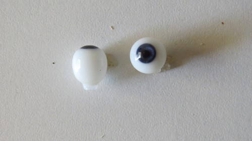 Yeux poupée ancienne - yeux,
