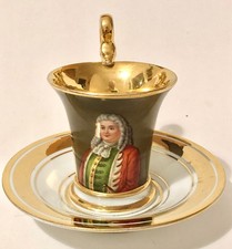 Rare antique meissen portrait - rare,