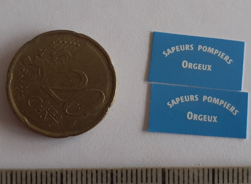 Decals decalcomanie pour - decals, 1/43