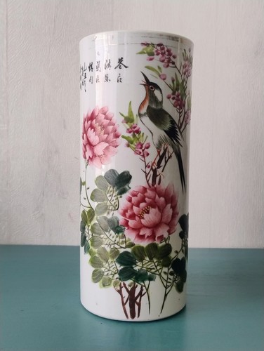 Ancien vase rouleau - , en
