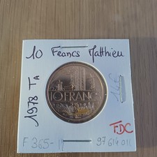 Pièce de 10 francs mathieu -
