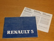 CARNET livret R5 RENAULT 5