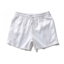 Hommes Faux Satin Soie Short